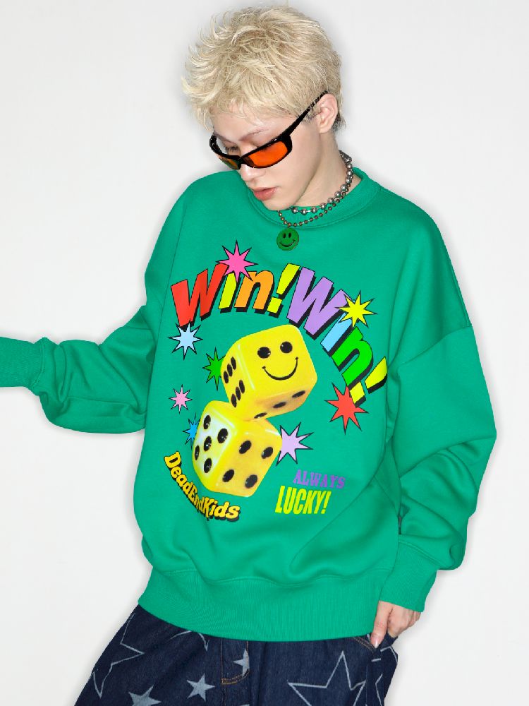 Smiley Dice American Tide Sweatshirt【s0000010264】