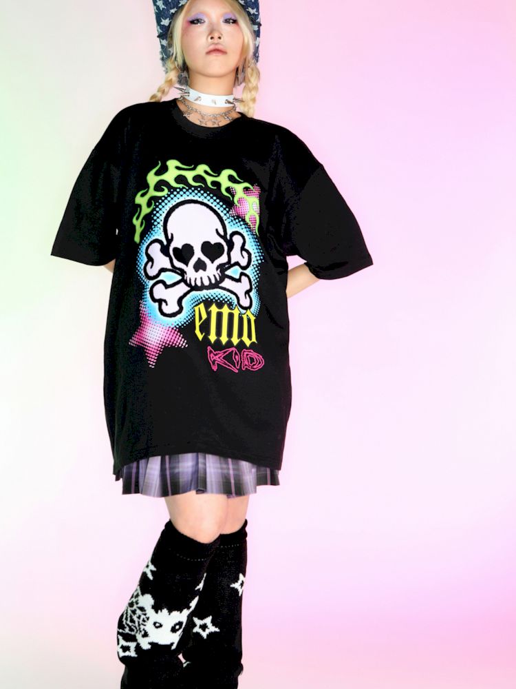 Genderless loose short sleeve t-shirt【s0000007164】