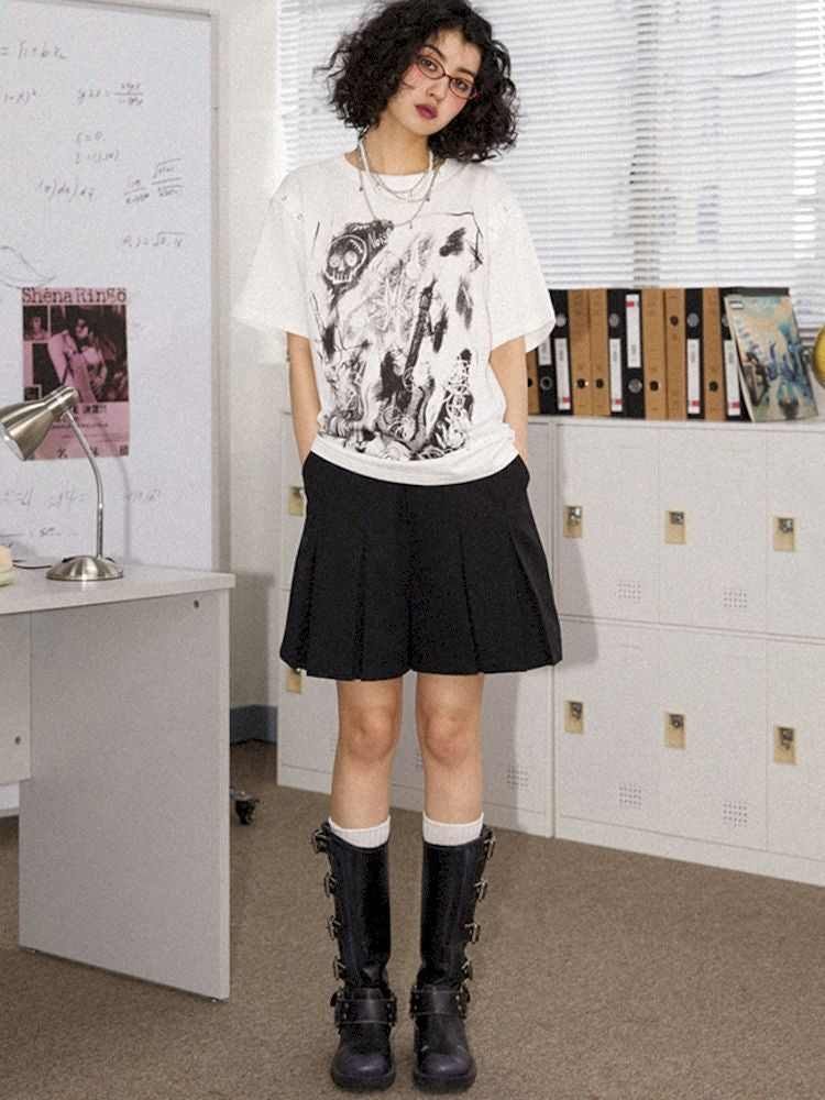 Removal Short Sleeve Tee【s0000008841】