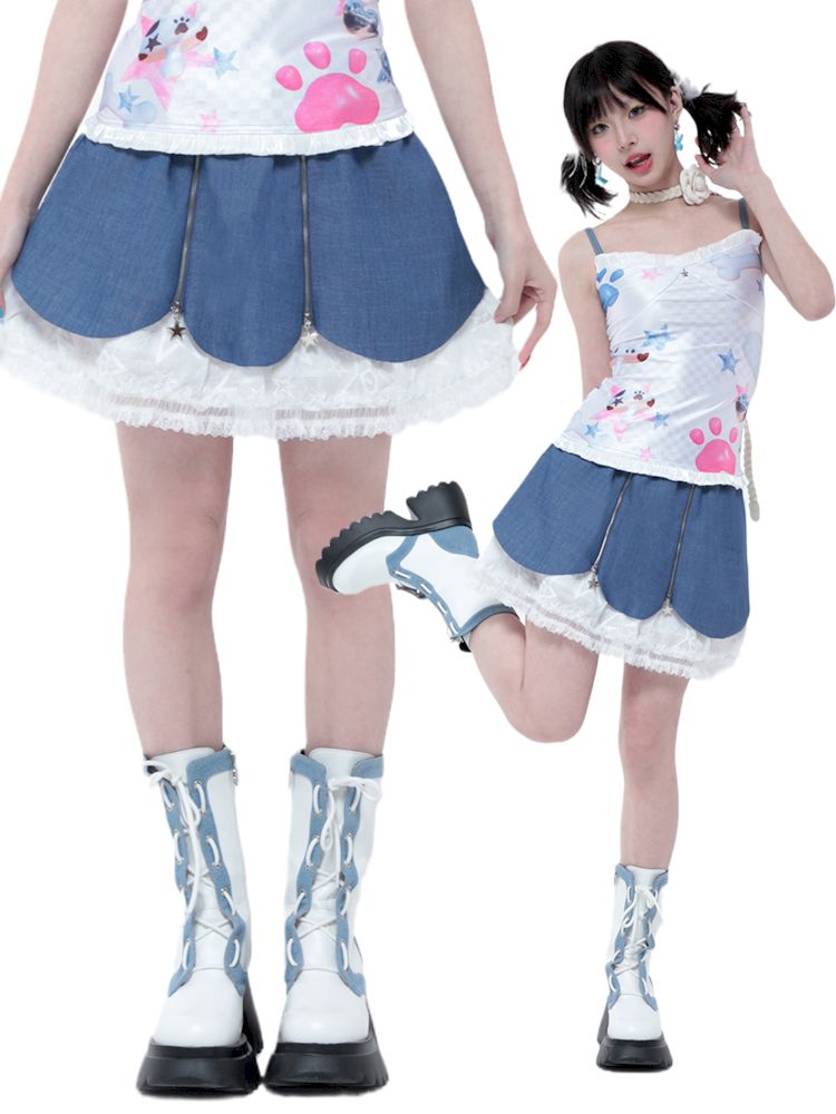 Variety cowboy petal skirt【s0000006573】