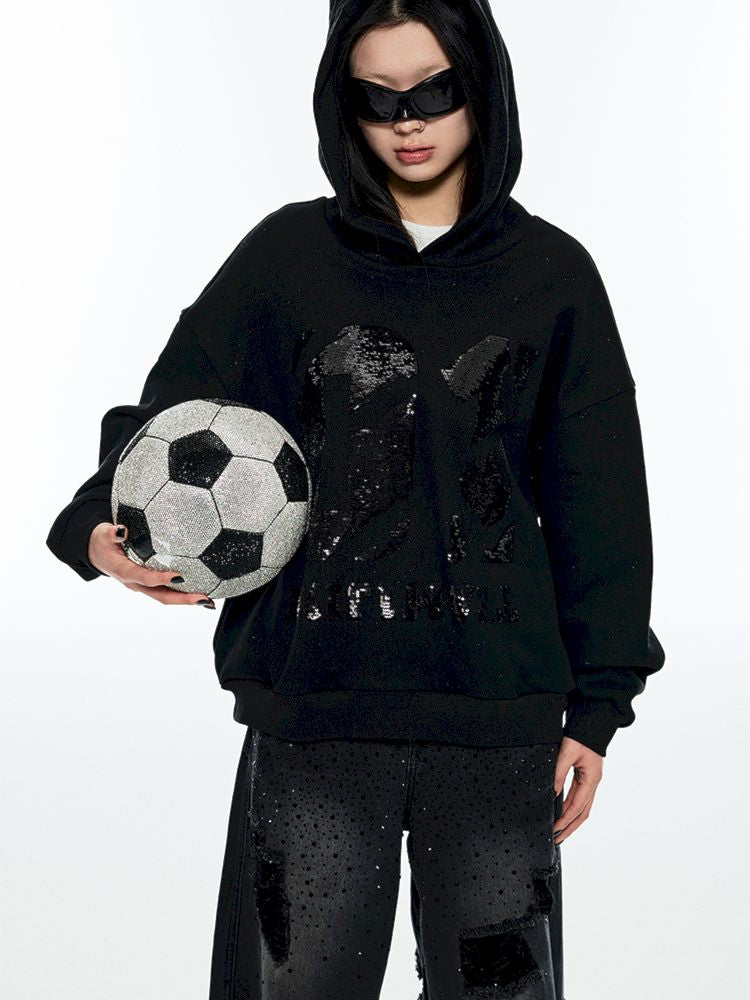 Loose Hooded Sweatshirt【s0000006300】