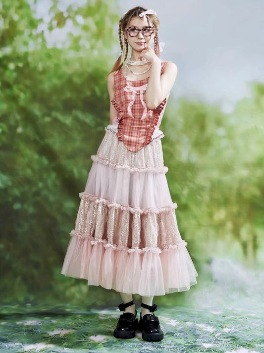 Lolita Sweet Cute Teenage Halter Skirt【s0000008764】