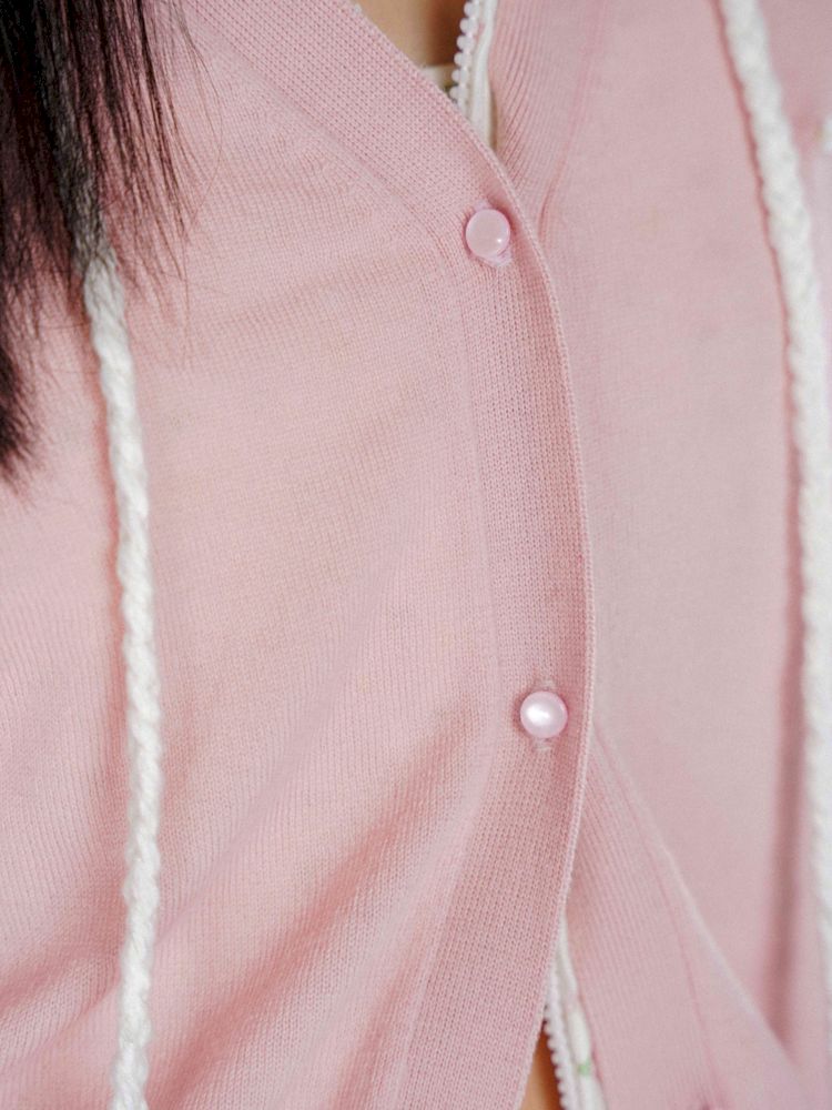 Long soft feeling V-neck knitted cardigan【s0000008606】