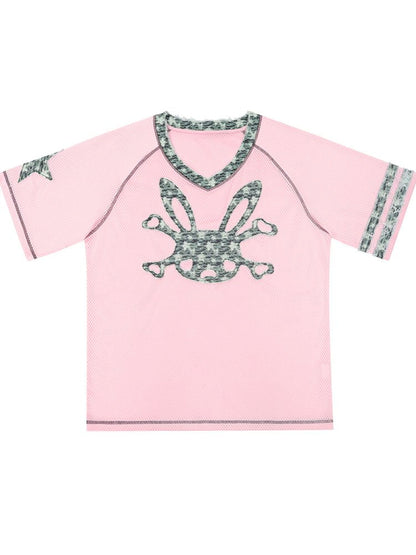 Bunny Skull Loose T-Shirt【s0000008987】