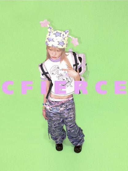 Elf Print Totem Jeans【s0000008216】