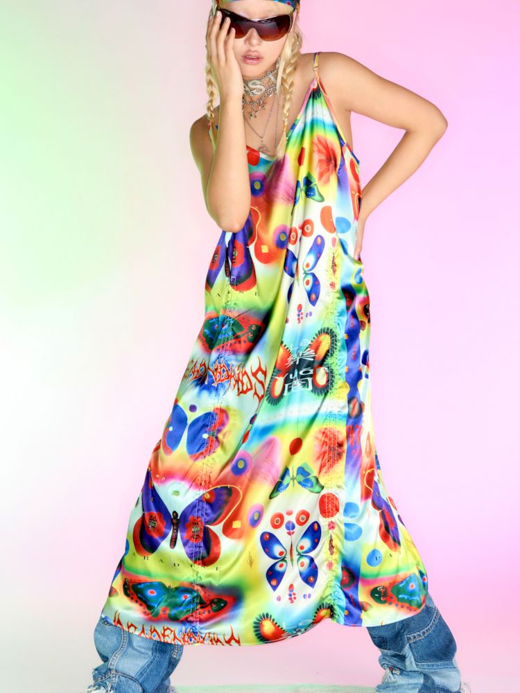 Silk Halter Dress【s0000007150】