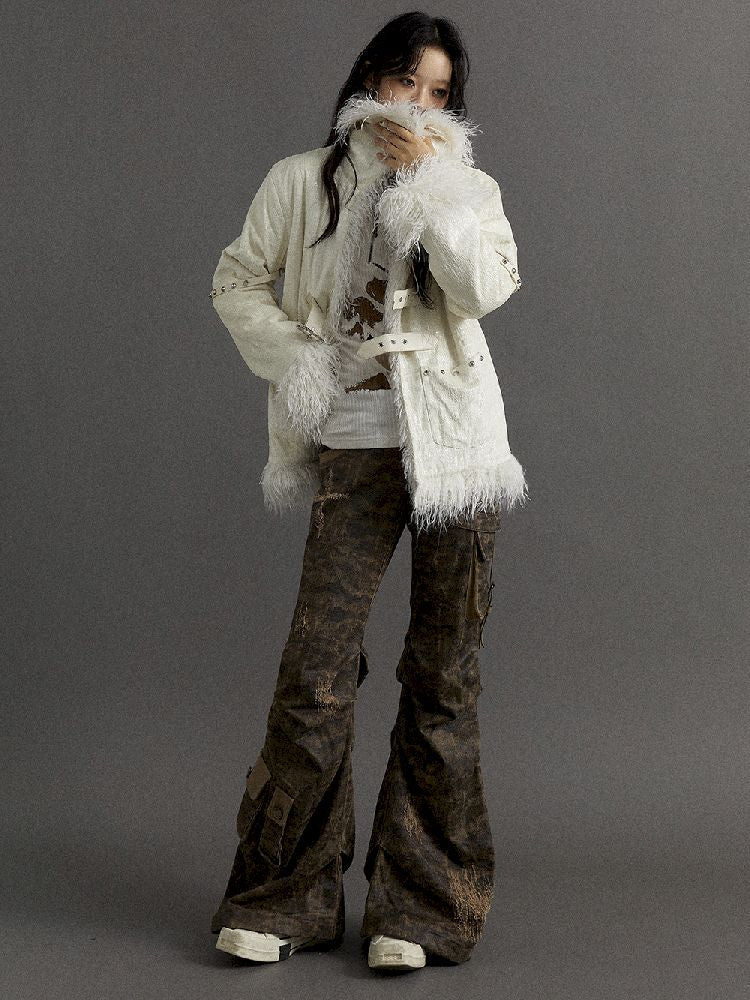 Loose Long Thickened Plush Coat Fur【s0000010321】