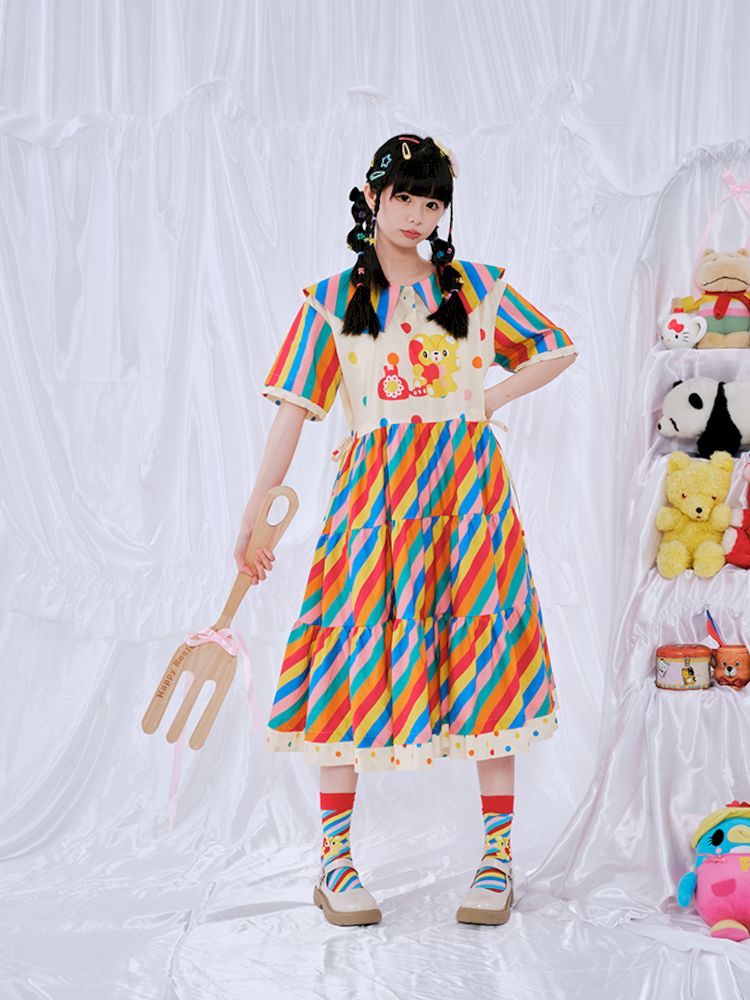 Rainbow Diary Dress【s0000009097】