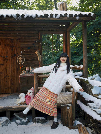 Turtleneck Lapel Lace Sweater【s0000004653】