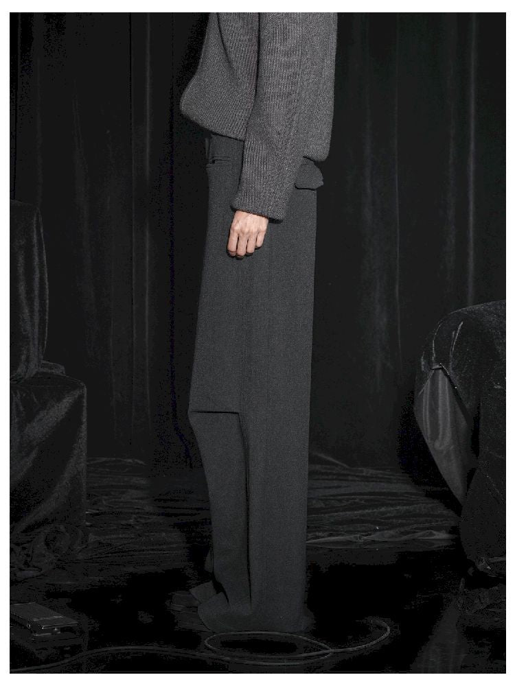 Genderless Wide Leg Long Western Pants【s0000005458】