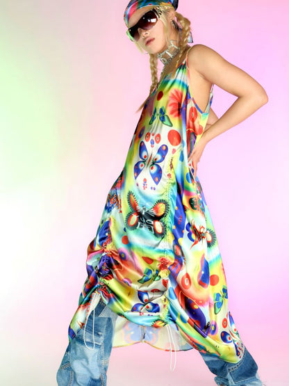 Silk Halter Dress【s0000007150】