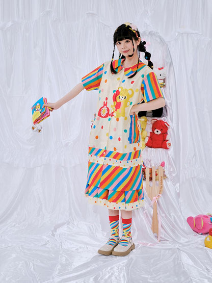 Rainbow Diary Shirt Dress【s0000009100】