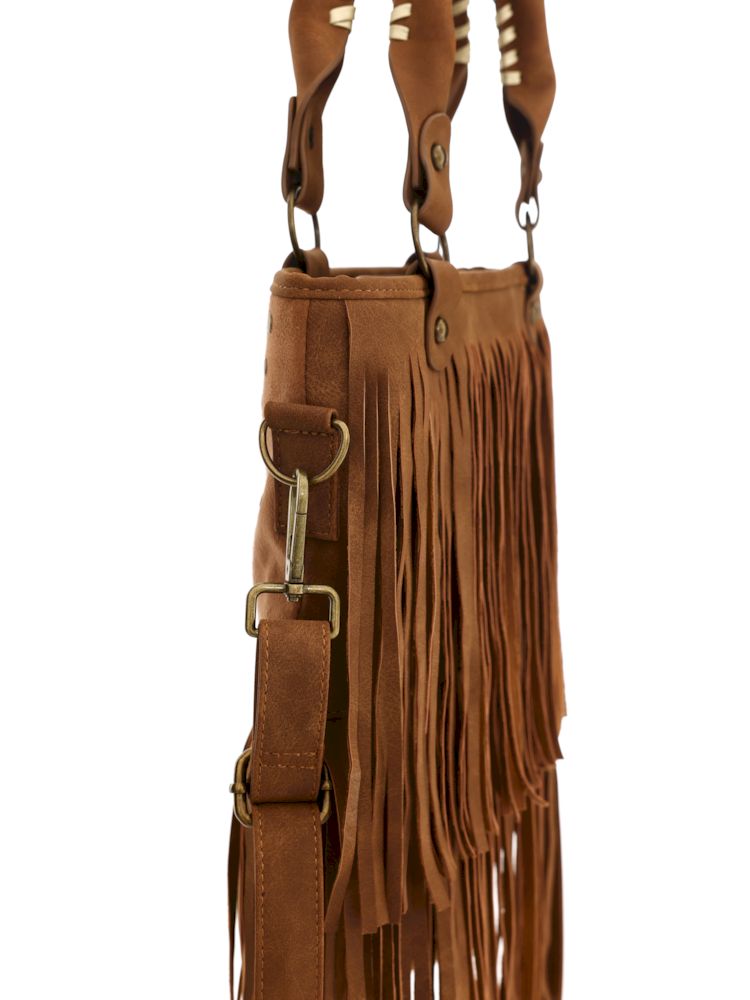 Handheld Crossbody Dual Purpose Tassel Bag【s0000006256】