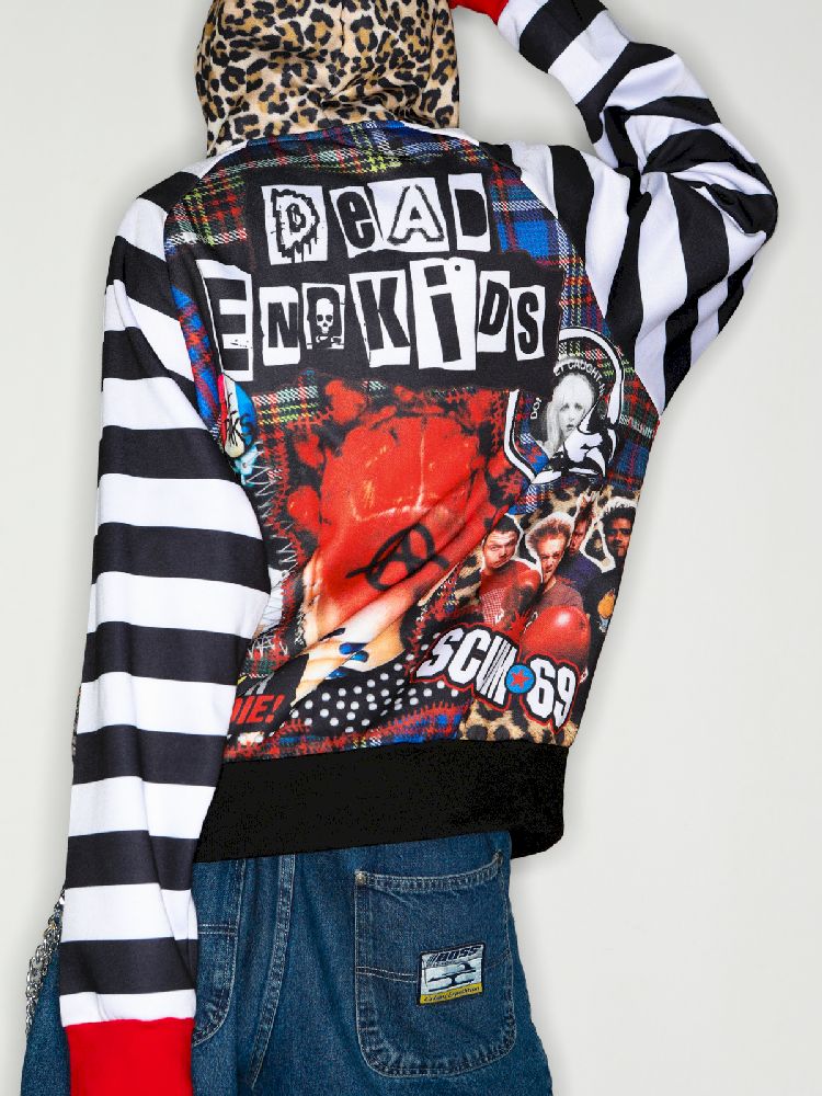 American punk leopard print Zipper Sweatshirt Jacket【s0000010272】