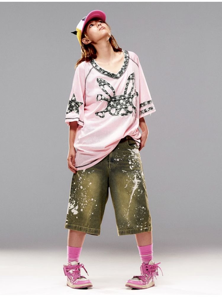 Bunny Skull Loose T-Shirt【s0000008987】