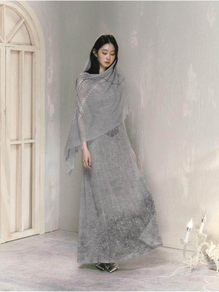 Coolred Feeling Printed Waisted Halter Dress【s0000009594】