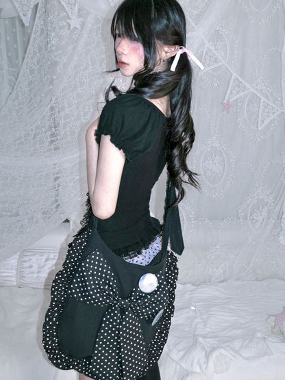 Tie-back tank top/short-sleeved shirt【s0000012692】