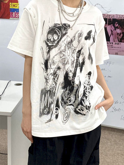 Removal Short Sleeve Tee【s0000008841】