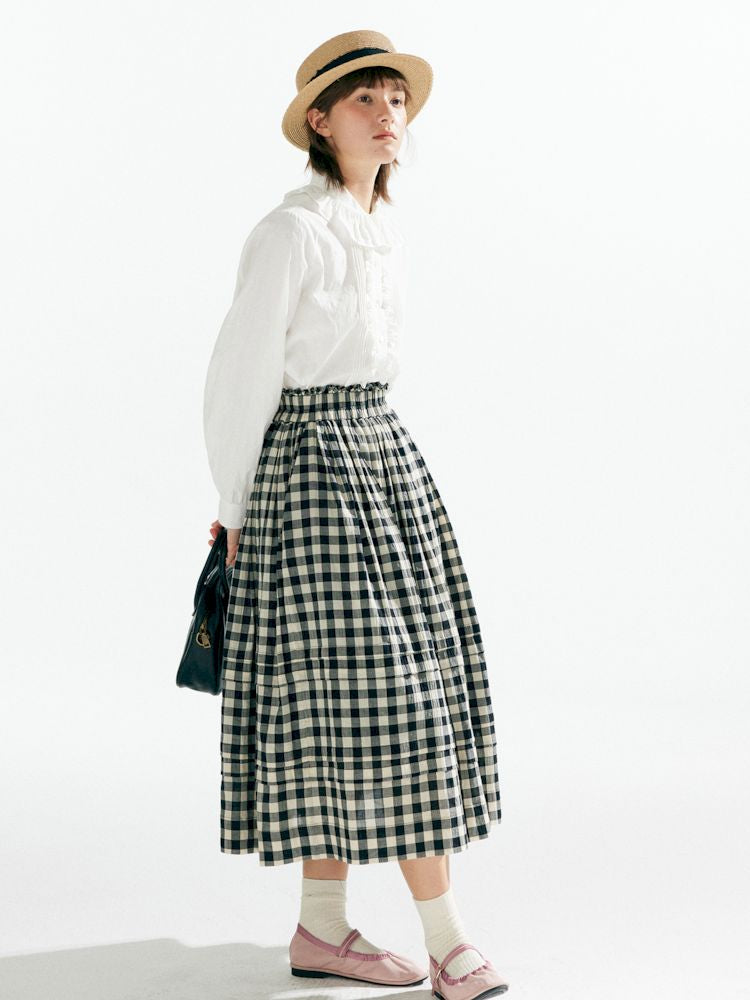 Big Hem Half-body Skirt【s0000007631】