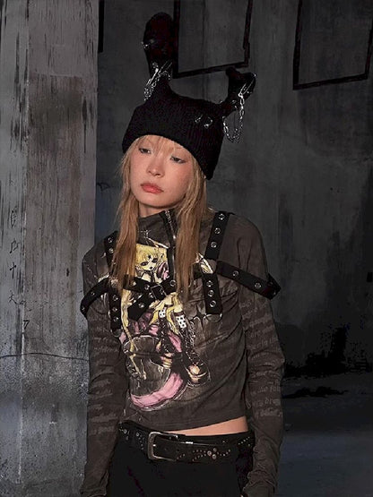 Ribbed Knit Cap【s0000005018】