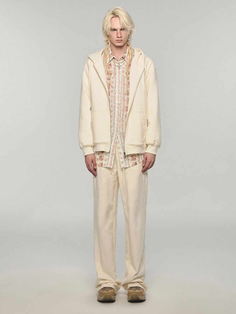 Arctic fleece lined knit cardigan【s0000004735】