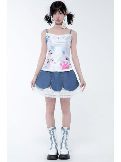 Variety cowboy petal skirt【s0000006573】