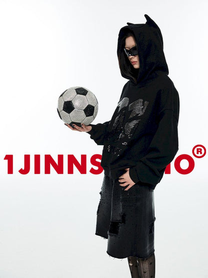 Loose Hooded Sweatshirt【s0000006300】