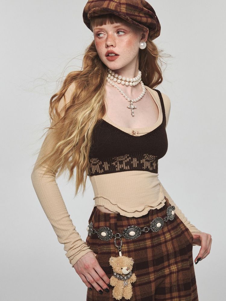 V-neck lingerie camisole【s0000004727】