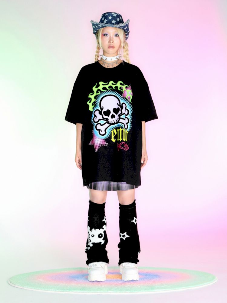 Genderless loose short sleeve t-shirt【s0000007164】