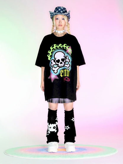 Genderless loose short sleeve t-shirt【s0000007164】