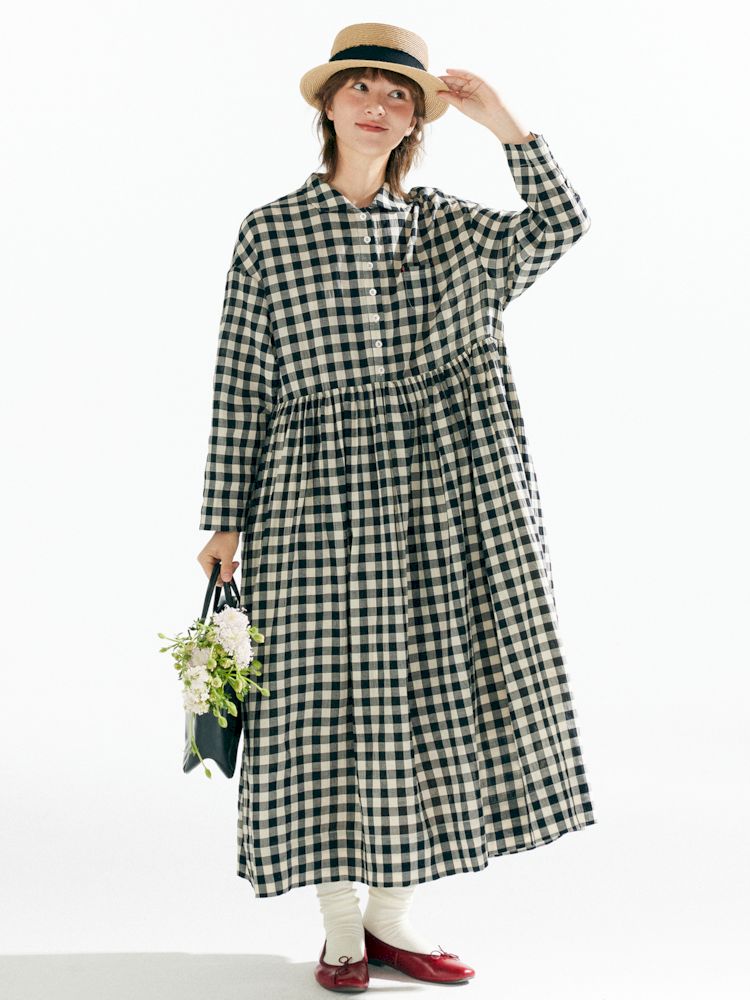 Large Hem Hand Pleated Loose Dress【s0000007636】