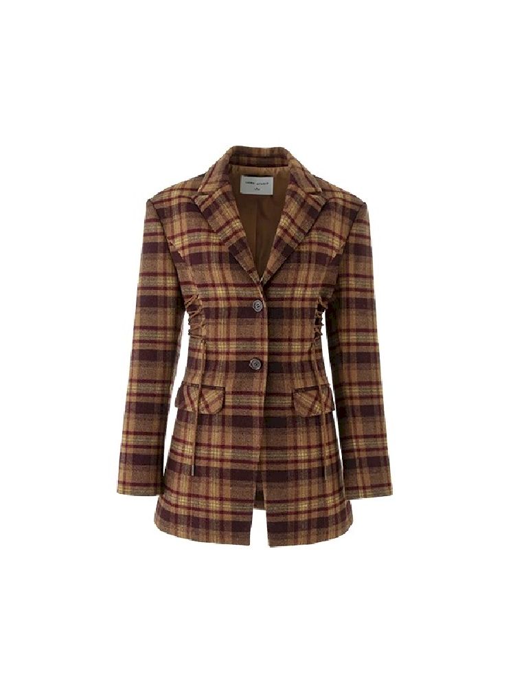 Slim thin waist casual strappy jacket【s0000004724】