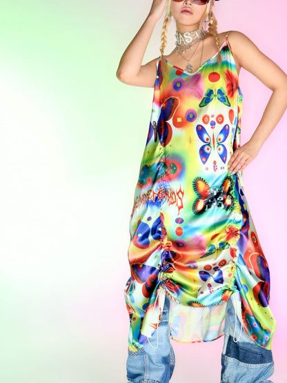 Silk Halter Dress【s0000007150】