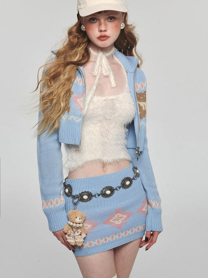 Knit Two Piece Set【s0000004723】