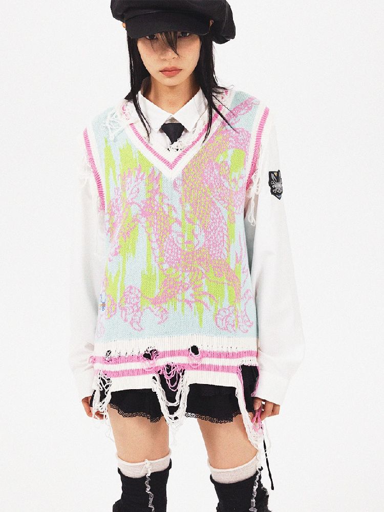 Dragon Knit Vest【s0000005961】