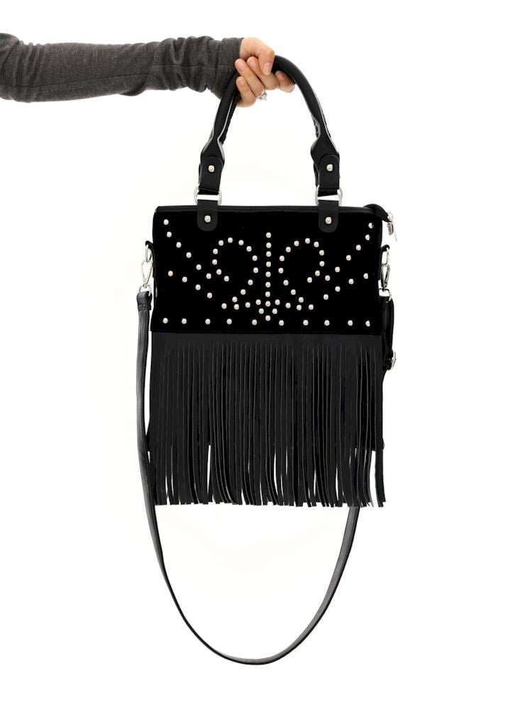 Handheld Crossbody Dual Purpose Tassel Bag【s0000006256】