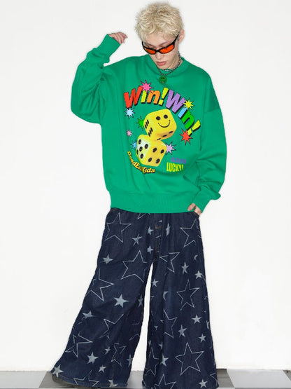 Smiley Dice American Tide Sweatshirt【s0000010264】