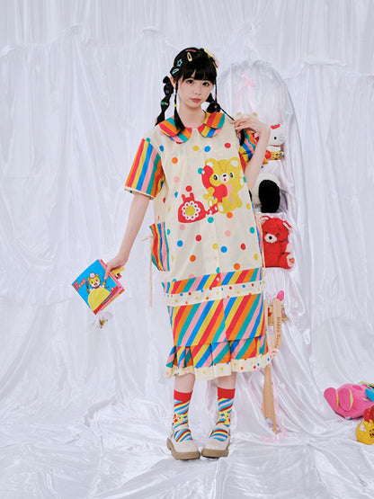 Rainbow Diary Shirt Dress【s0000009100】