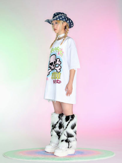 Genderless loose short sleeve t-shirt【s0000007164】