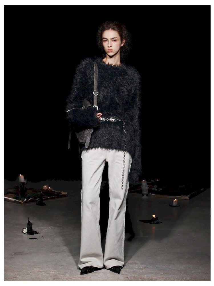 Elegant Fleece Crew Neck Sweater【s0000005469】