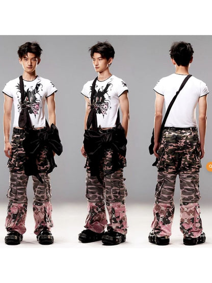 Magic Bunny Glitter Print T-Shirt【s0000008979】