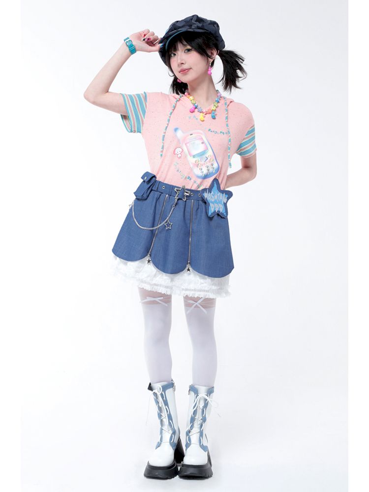 Variety cowboy petal skirt【s0000006573】