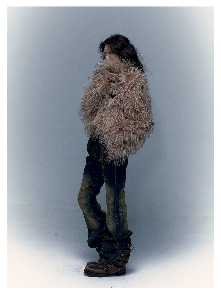 Merad Lazy Eco-Friendly Fur Coat【s0000005969】