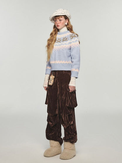 Loose Blue Sweater【s0000004728】