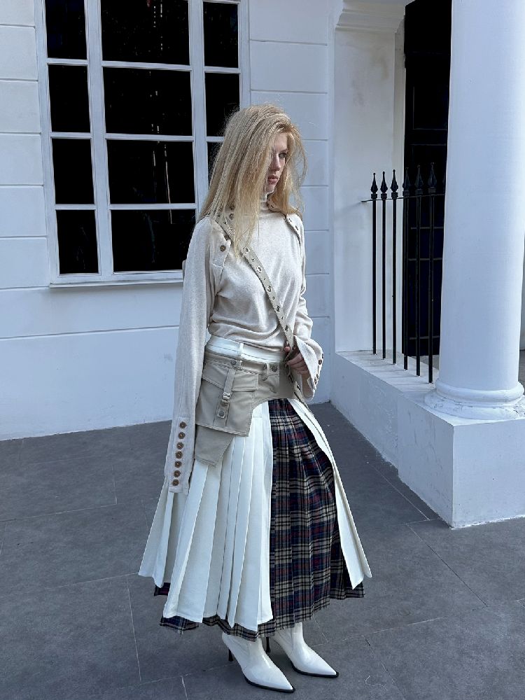 Deconstruction Multi-Way Knit Bottom Shirt【s0000004721】