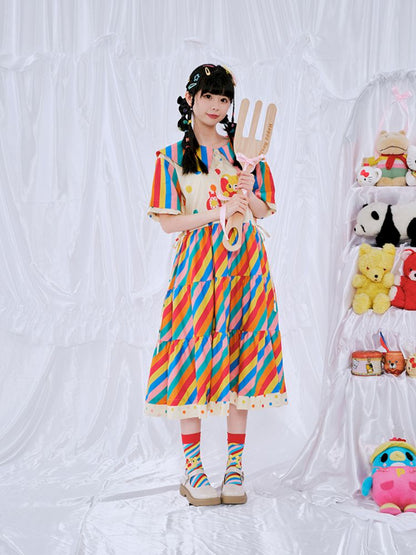 Rainbow Diary Dress【s0000009097】