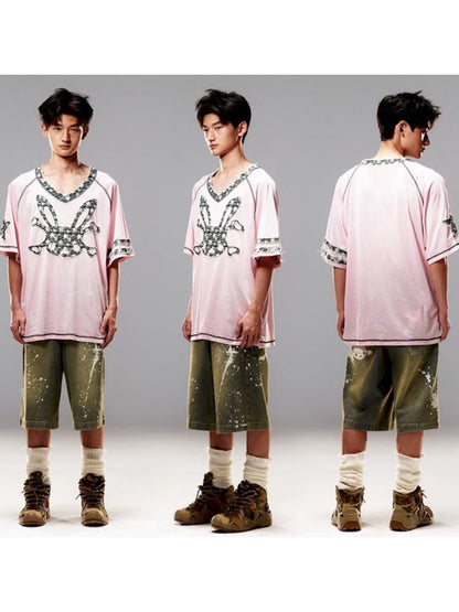 Bunny Skull Loose T-Shirt【s0000008987】