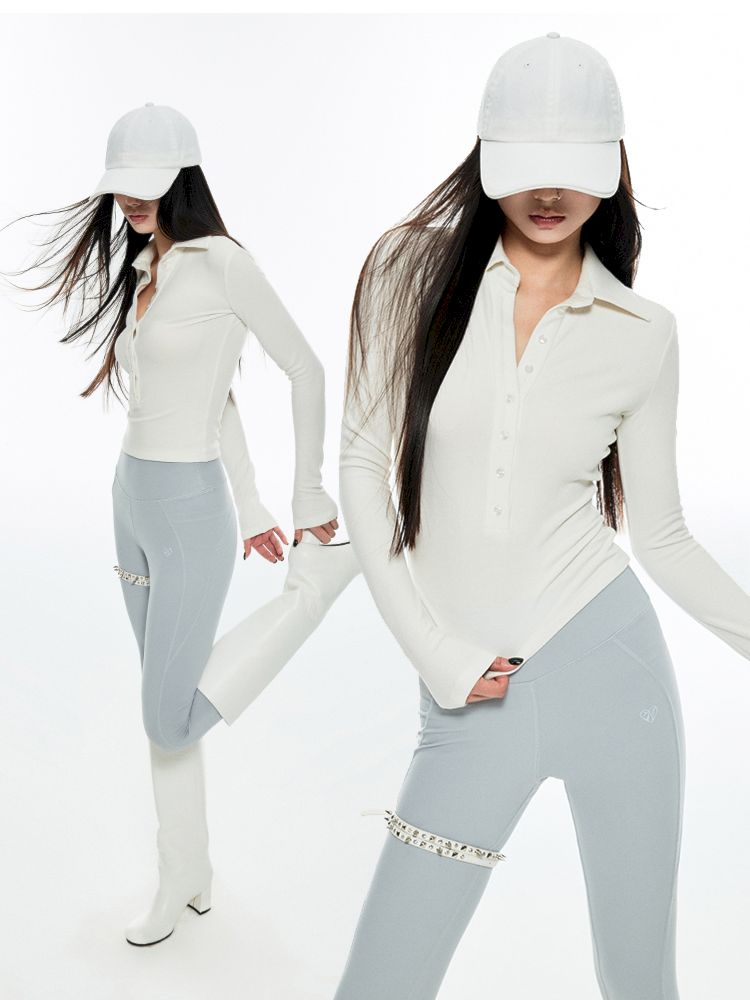 Slim fit polo knit T【s0000006283】