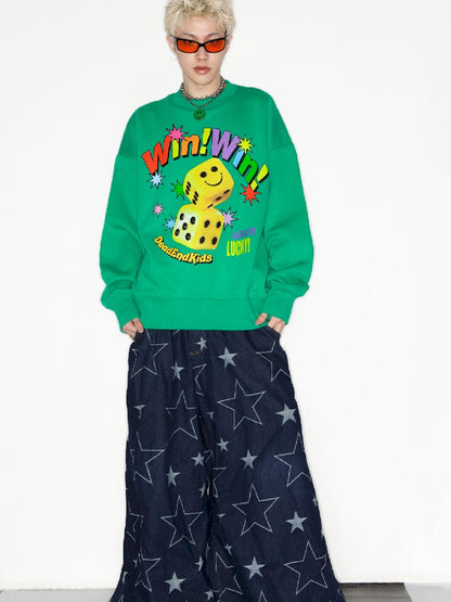 Smiley Dice American Tide Sweatshirt【s0000010264】