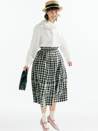 Big Hem Half-body Skirt【s0000007631】